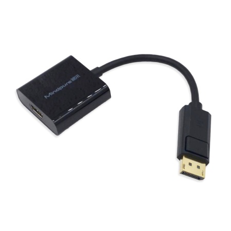 Конвертер DisplayPort M - HDMI F, Mindpure AD003