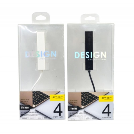 USB 2.0-разветвитель iETOP DESIGN H35, 4 порта