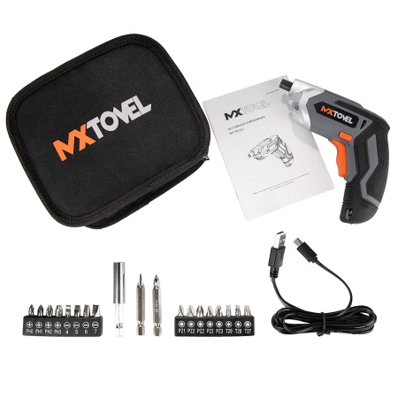 Электрическая отвертка MXTOVEL MT-SD 4Li, 19 в 1