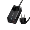 Сетевой фильтр Baseus PowerCombo, 2 USB + 2 USB TypeC, 1 розетка, 65 Вт