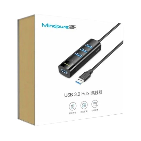 USB 3.0-разветвитель Mindpure US022, LX10614, 4 порта, 1м