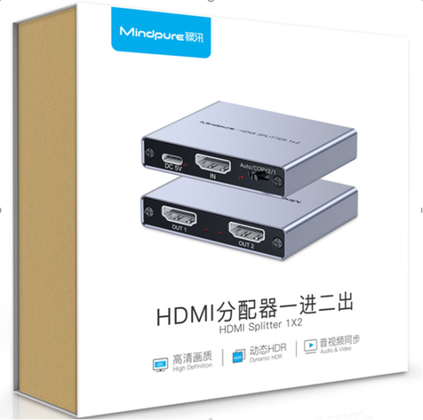 Разетвитель HDMI Mindpure, SW006, LX10705, 2 порта