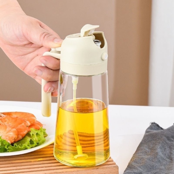 Бутылка для масла с распылителем и дозатором, 0,47л