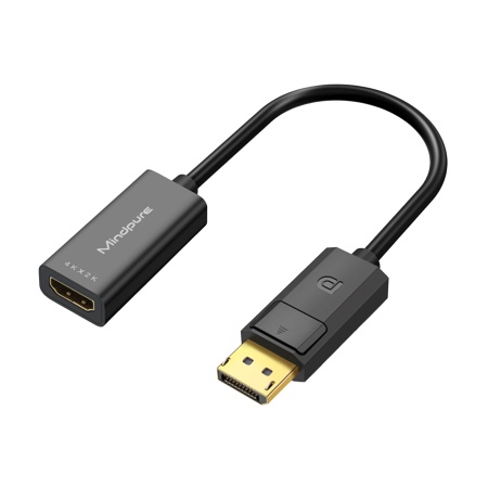 Конвертер DisplayPort M - HDMI F, Mindpure AD004, 4K