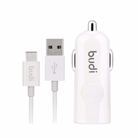 Автомобильное ЗУ Budi M8J062T, 2.4 A, 12 Вт, Type C - 1.2 м