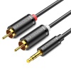 Кабель 3.5 M - 2RCA M, Mindpure AU006