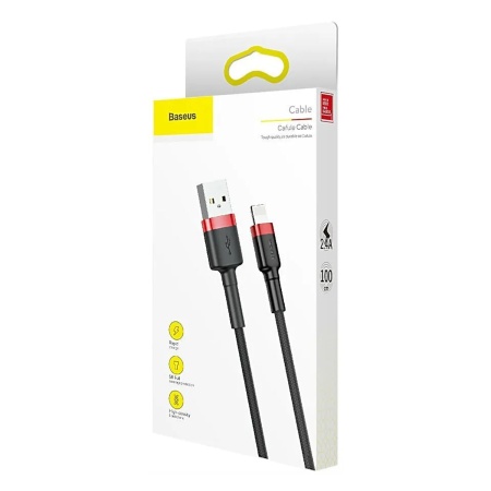 Кабель USB AM - Lighting, Baseus Cafule Cable, CALKLF-B19