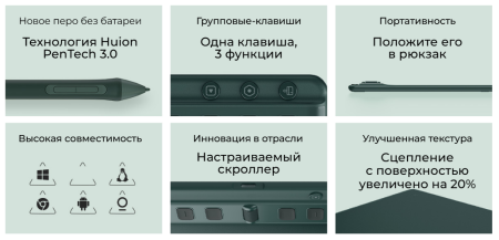 Графический планшет HUION INSPIROY 2 H951P
