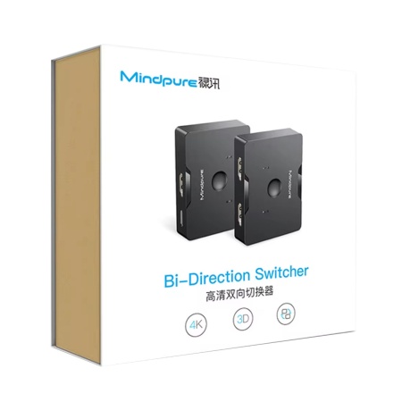 HDMI Switcher (переключатель) Mindpure LX10627, 4K, 2-порта