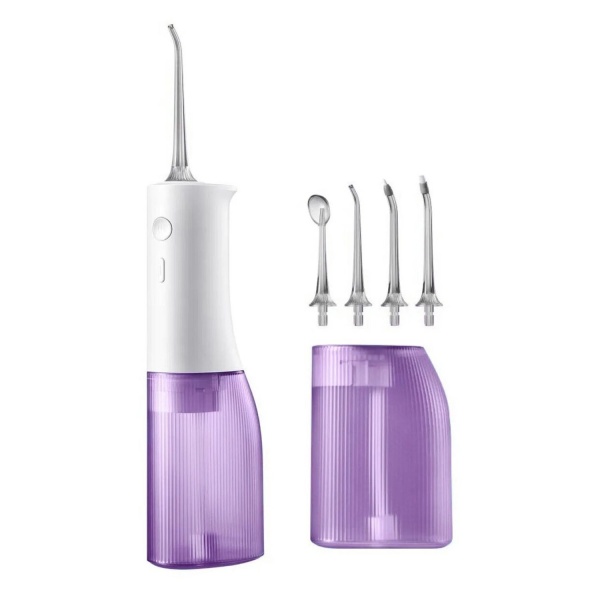 Ирригатор Soocas W3 PRO, 4 насадки, фиолетовый