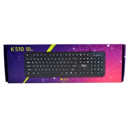 Клавиатура проводная M-Sol K510