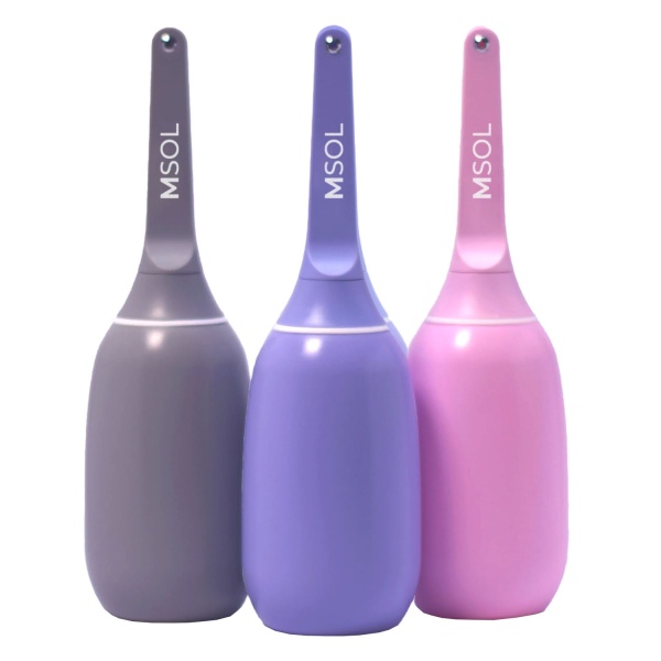 Биде портативное ручное MSOL PB-02, 400мл, фиолетовый