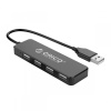 USB 2.0-разветвитель ORICO FL01-BK-BP, 4 порта, чёрный