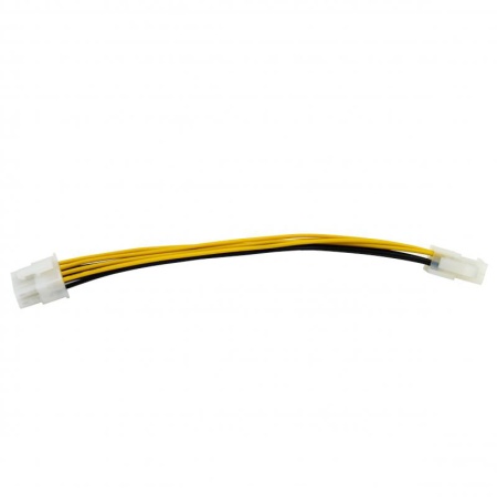 Кабель переходник ATX 4pin F - EPS 8pin M, 20см