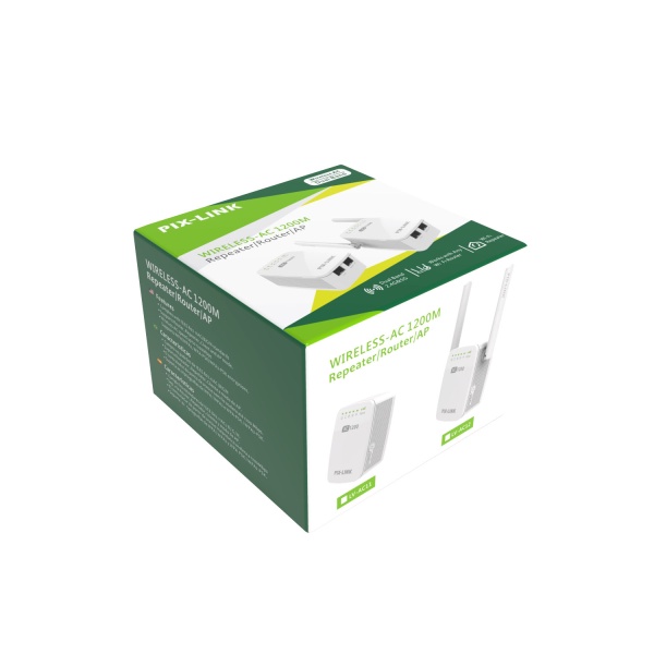 Усилитель беспроводного сигнала PIX-LINK LV-AC12 1200M, Wi-Fi 5