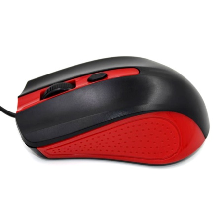 Мышь проводная G211-E, красный