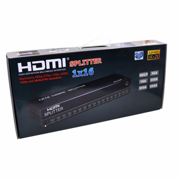 Разветвитель HDMI 4K 1016, 16-портов