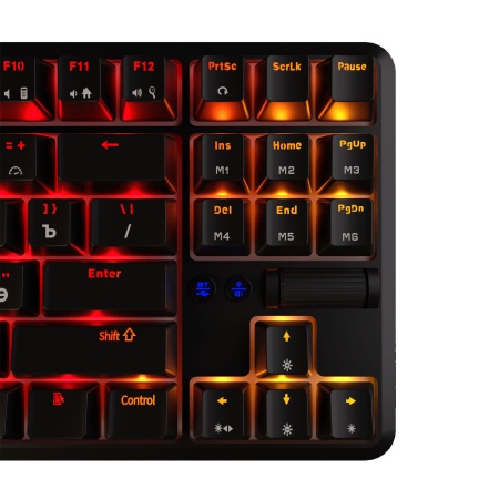 Клавиатура беспроводная, проводная A-Jazz K870T, Red Switch, чёрная, RU/EN