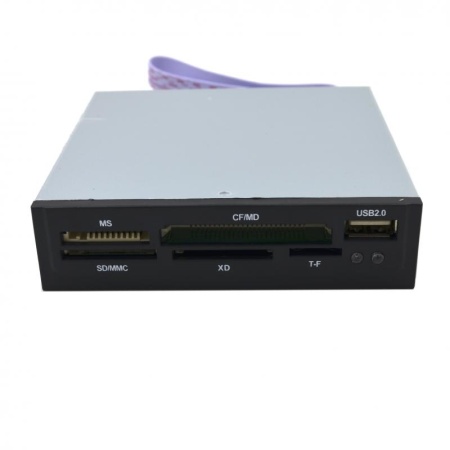 Кард-ридер внутренний 3.5", SD/XD/TF/M2/USB 