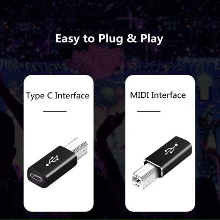 Переходник TypeC F - USB BM, металл