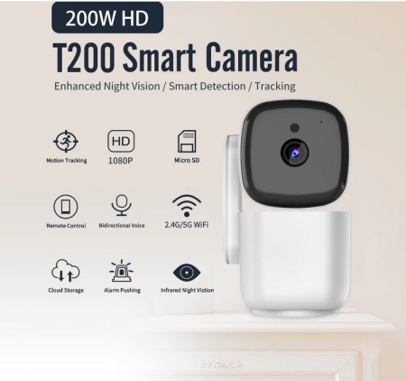 iP-камера IK-T200, PTZ смарт-камера (YI IOT) Wi-Fi 6, 2МП