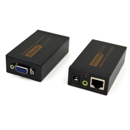 Удлинитель VGA, до 100 м, патч корд
