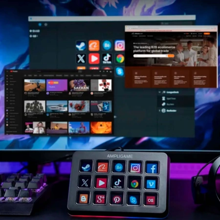 Стрим контроллер Fifine AMPLIGAME D6