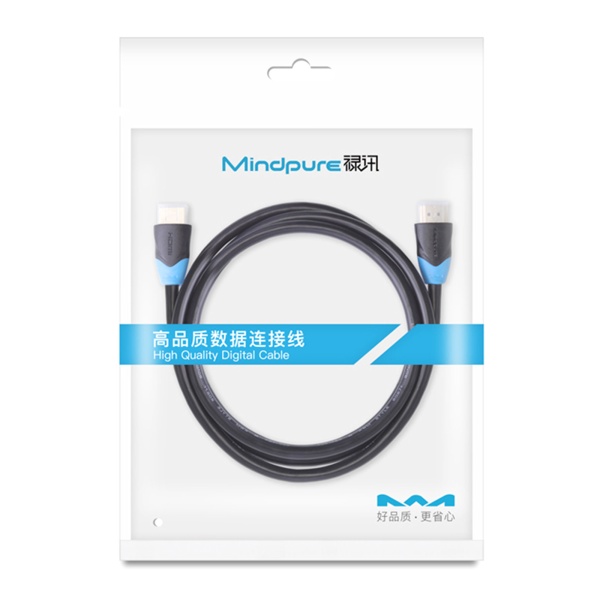 Кабель HDMI M - HDMI M, Mindpure HD001, 4K