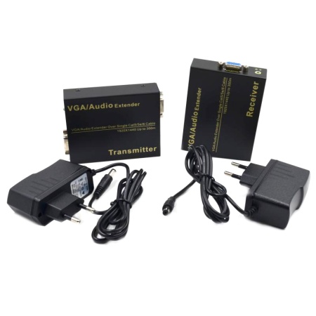 Удлинитель VGA, до 300 м, патч корд