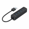 TypeC - USB 3.0-разветвитель ORICO TWU3-4A, 4 порта