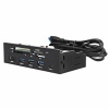 Кард-ридер внутренний 5.25", CF/MD, XD, M2, SD/MM, MS, 3хUSB3.0, TypeC, eSATA