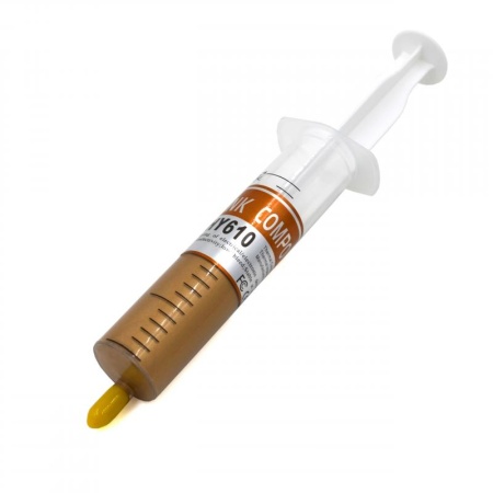 Термопаста HY-610, 30 гр., золотой