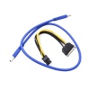 Контроллер Riser PCI-E x1 - PCI-E x16, USB 3.0, V-006C