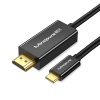 Кабель USB Type C - HDMI M, Mindpure AD030, LX10433, 4K