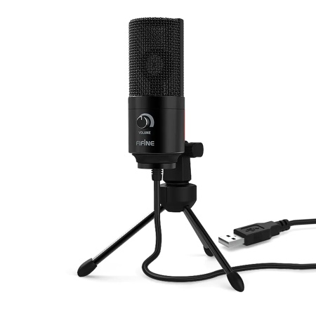 Микрофон настольный Fifine K669B, USB