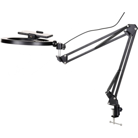 Кольцевая лампа на пантографе