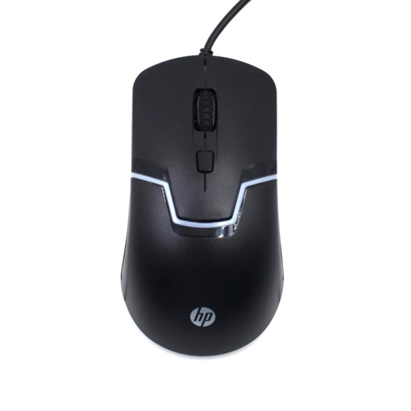Мышь проводная HP M100, чёрный
