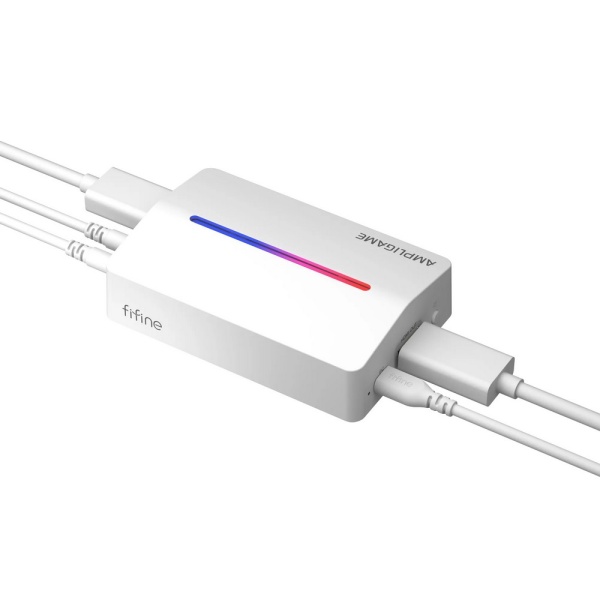 Устройство видеозахвата FIFINE AmpliGame V3, HD1080P/60, RGB, белая