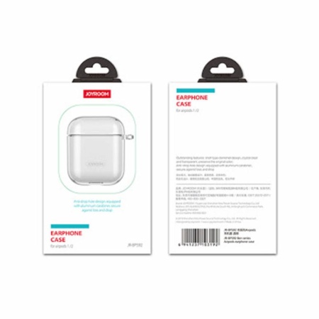 Чехол с карабином для AirPods Joyroom JR-BP592, пластик