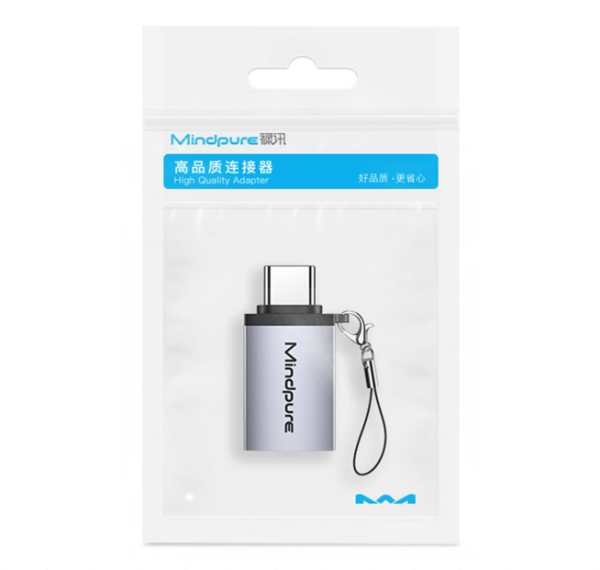 Переходник USB Type-C (M) - USB3.2 Gen2 (F), Mindpure, AD056, LX10659