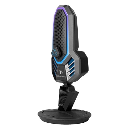 Микрофон настольный Yanmai T2 GamePro RGB, USB