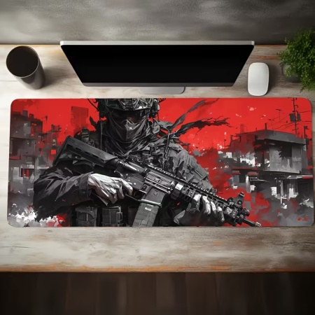 Коврик игровой Tactical Soldier 80x30x0.3 см