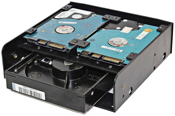 Переходник-салазки OImaster MR-8802 в отсек 5.25" для HDD и SSD (2.5"/3.5")