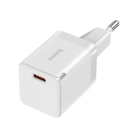 Сетевое зарядное устройство Baseus GaN Fast Charger, 3 A, 30 Вт, белое