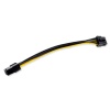 Кабель переходник PCIe 6pin F - PCIe 8pin M, 20см