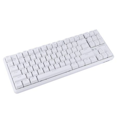 Клавиатура беспроводная, проводная A-Jazz K870T, белая