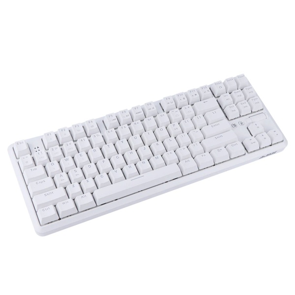 Клавиатура беспроводная, проводная A-Jazz K870T, белая