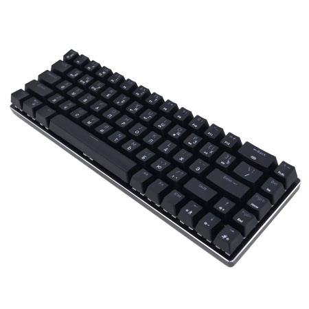 Клавиатура беспроводная, проводная Metoo Zero X79, Brown Switch, чёрная