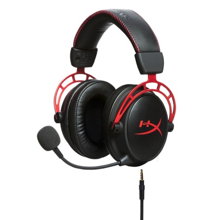 Проводная гарнитура HyperX Cloud Alpha, 3.5 мм, чёрный-красный