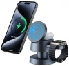 Беспроводное зарядное устройство+ ночник 4 в 1 WC6061, iPhone, AirPods, Apple Watch